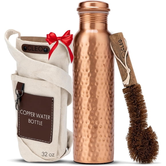 Botella de agua AVA DESIGNZ CLEO HOME 950 ml 100% cobre puro