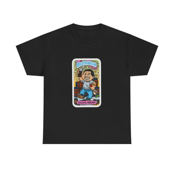 Buzzed Brian Low Life Kid Deathwish 2000 Skateboard Vintage Classic TShirt Print - Black / M