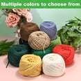 thumbnail image 4 of Uxcell 2-Pack Cuerda de Yute Natural, 3mm x 328ft/100m Bolas de Cuerda de Jardín para Manualidades/Jardinería de Plantas [Blanco], 4 of 7
