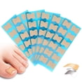 thumbnail image 1 of Foot Care Patch, Portable Small 0.7 X 0.6In Ingrown Toenail Patch, Convenient For Foot Toenail 72pcs, 1 of 8
