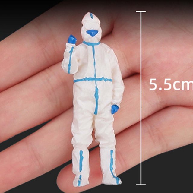 Figuras de Doctor 1/32, figurita de Doctor 1:32, decoración de mesa de arena, diseño de Diorama, proyectos de bricolaje, decoración de resina, figura Estilo A Hugo Figuras de médicos