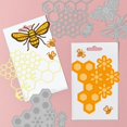thumbnail image 4 of 4Pcs Honeybee Cutting Dies Metal Hive Flowers Bee Die Cuts Embossing Stencils Template for Paper Card Making Decoration DIY Scrapbooking Album Craft Decor, 4 of 8