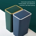 thumbnail image 2 of Bote de basura Advancent gris 12L tapa abierta a mano G2531, 2 of 6