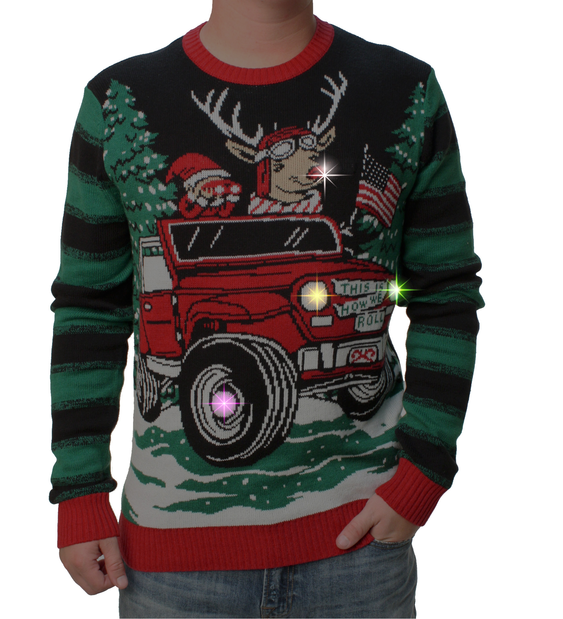 Jeep christmas sweatshirt Clearance
