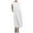 White, variant on Womens Autumn Winter Casual Dresses Women’s Solid Sleeveless Round-neck Retro Long Dress