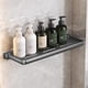 thumbnail image 1 of Bandeja de almacenamiento plegable para baño | Estante colgante sin perforaciones de 40 cm para lavabo y bañera | Organizador de pared de aleación de aluminio para artículos de tocador y cosméticos, 1 of 6