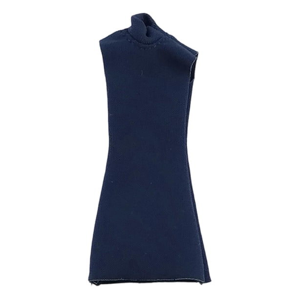 Figura de acción de ropa femenina a escala 1/12, accesorio de regalo, multiusos, portátil. Azul oscuro