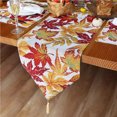 thumbnail image 4 of Ounissouiy Camino de de otoño plegable cómodo mantel de arce de cosecha decoración Festivel mantel impreso fiesta de comedor del hogar Kits de decoración para fiestas, 4 of 6