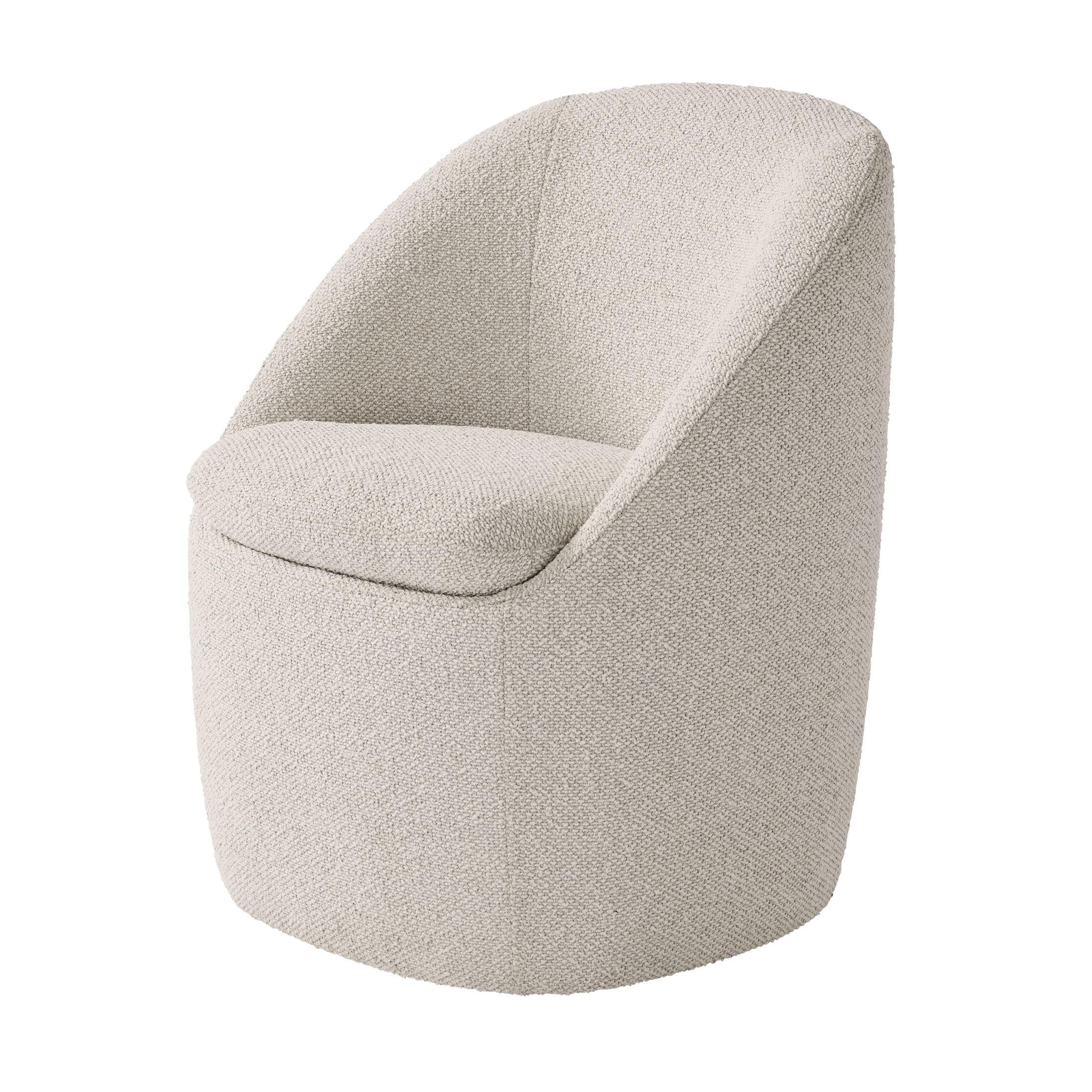Better Homes & Gardens Mira Swivel Chair, Linen Better Homes & Gardens Mira Everywhere Dining Chairs, Cream