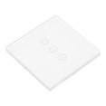 thumbnail image 1 of Interruptor de cortina inteligente con control remoto inalámbrico WiFi, interruptor de pared táctil con motor eléctrico para persianas enrollables de dormitorio, CA 100-240 V, 1 of 12