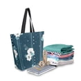thumbnail image 3 of DIXRUYEE Tote Bag Women Weekender Travel Bag Shoulder Handbag Midnight Floral Stripe Elegance Printed, 3 of 10