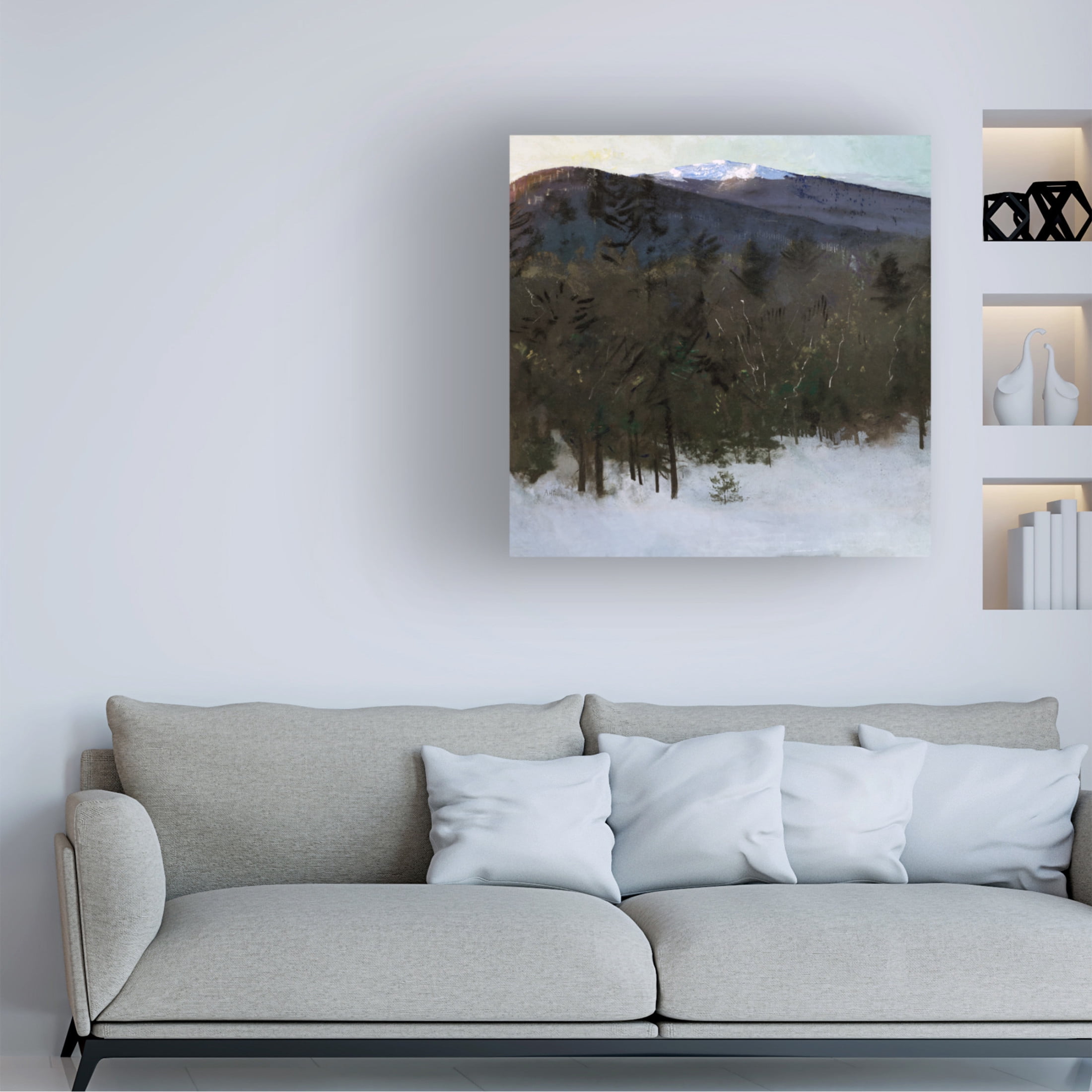 Trademark Fine Art Abbott Handerson Thayer Thayer Mountains II Canvas Wall Art