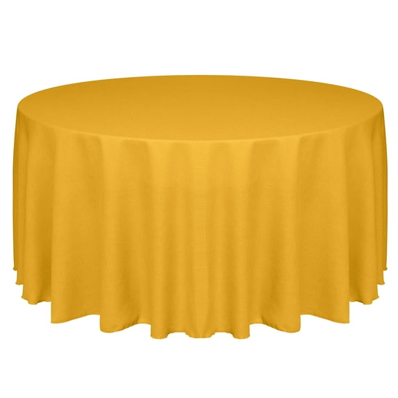 Ultimate Textile Faux Burlap - Havana 90-Inch Round Tablecloth