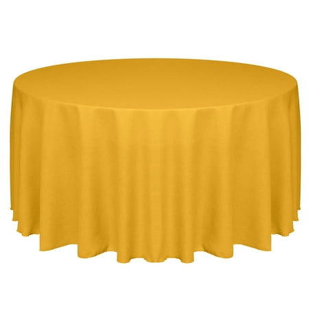 

Ultimate Textile Faux Burlap - Havana 126-Inch Round Tablecloth