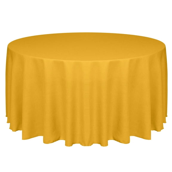 Ultimate Textile Faux Burlap - Havana 90-Inch Round Tablecloth