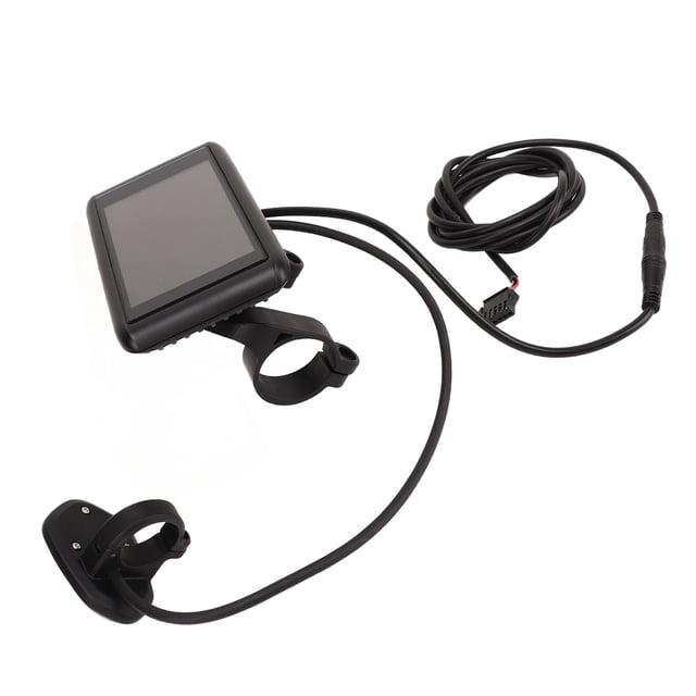 Bicycle Display Panel, Color Display High Definition Electric Bike LCD Display Panel Intelligent Chip ABS for Electric Bicycle