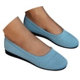 thumbnail image 3 of YLYL Women's Knitted Mesh Ballet Flats Round Toe Slip on Soft Comfortable Casual Dressy Walking Work Shoes, 3 of 8