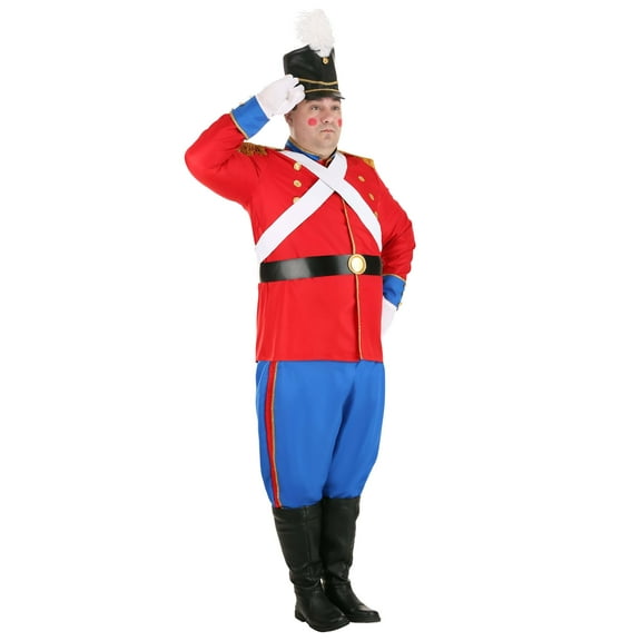 Men's Plus Size Toy Soldier Costume