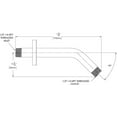 thumbnail image 2 of Speakman S-2510 Vector Shower Arm and Flange, Chrome, 2 of 2
