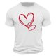 thumbnail image 3 of Ceisia Men's Casual Heart-Printed Short Sleeve Crew Neck Gift T-Shirt, 3 of 4