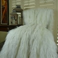 thumbnail image 2 of Plutus Mongolian Faux Fur Throw-Color:White,Size:80"W x 110"L, 2 of 2