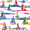 Hand Drawn Sailboats, variant on Yayeee Faucet Mat for Kitchen Sink 14.7" Diatomite Long Splash Guard Pad, Orange Hand Drawn Sailboats