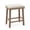 PU Leather Seat-White, variant on MF Studio 24" Counter Height Bar Stool, Upholstered Saddle Seat with Solid Wood Legs, White