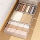 thumbnail image 4 of Apmemiss Clearance Under Bed Storage Containers, Closet Organizers and Storage Bins, Foldable Underbed Storage Bags for Blankets, Towels, Comforter, Sweaters, Pillows, Linen Sheets, Wrapping Paper, 4 of 9