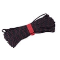 thumbnail image 4 of Parachute Rope, Light Weight Paracord Easy To Carry  For Hiking Black Red, 4 of 8