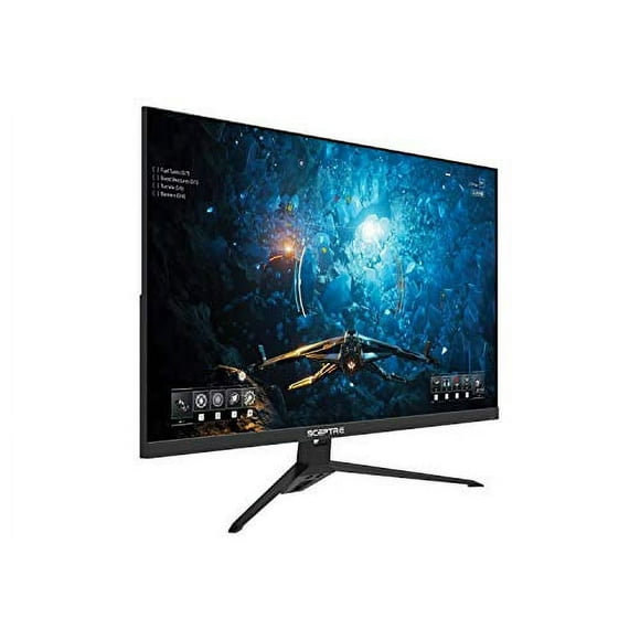 Sceptre IPS 27 inch Gaming LED Monitor up to 165Hz 144Hz 1ms DisplayPort HDMI, FreeSync FPS RTS Build-in Speakers Gunmetal Black 2021 (E275B-FPT165)