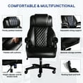500lbs Big and Tall Executive Office Chair with Electric Airbag Heating