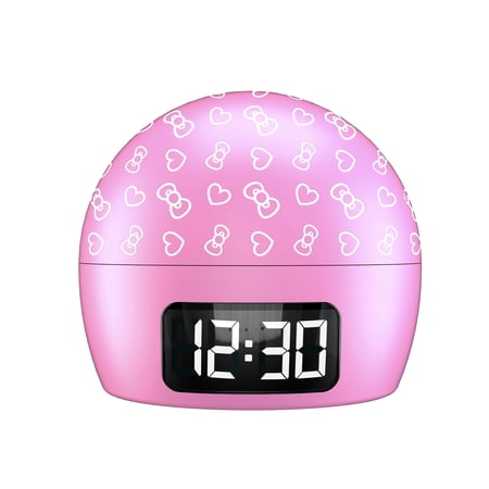 Hello Kitty Ambient Light Clock with Multi Alarm – USB Powered Projection Light & Clock with Cute photo Hello Kitty Ambient Light Clock with Multi Alarm – USB Powered Projection Light & Clock with Cute