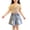 Brown, variant on Girls Two Piece Sets Fashion Sparkly Bow Sequin T-Shirts and Elastic Waist Denim Skirt Outfits Casual Cute Loose Fit Summer Clothing Sets White 0-1Years