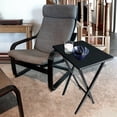 thumbnail image 4 of Plastic Development Group Portable Folding Table 5 Piece TV Tray Set, Black, 4 of 7