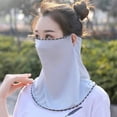 thumbnail image 6 of ZPAQI Face Cover Woman Sunscreen Riding Mask Face Neck Protector Sunshade Anti-UV Cold Feeling Ear Scarf Tropical Veil, 6 of 16