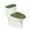 Avocado, variant on FORUDESIGNS Funny Cat Print 2 Pcs Toilet Lid Covers Set, Machine Washable Seat Covers, Bathroom Stretch Adjustable Toilet Lid Seat Protector Cover with Elastic Bottom