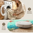 thumbnail image 5 of ODIKA 2'x3' Washable Accent Rug Pet Friendly, Bedside Mat Green Coral Ocean Seafoam with Octopus Cheerful Sea Life Turtles and Starfish for Bedroom, Nursery, RV, 5 of 7