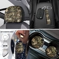 thumbnail image 4 of Uorisanigo Forest Print Car Seat Cover Full Set of 18 Pack with Steering Wheel Cover Shoulder Strap Protector Center Console Pad Headrest Covers Shift Knob Cover Car Coasters Key Chains, 4 of 7