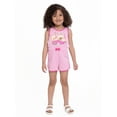 thumbnail image 2 of Barbie Toddler Girls Romper, Sizes 12M-5T, 2 of 8