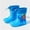 Dark Blue Elephant, variant on Toddler and Little Kids Lightweight EVA Waterproof Rain Boots with Cord Lock, Anti-Slip Cartoon Mud Boots for Boys and Girls, Sizes 9C-1Y