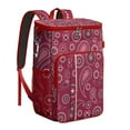 thumbnail image 1 of Colorful Ethnic Cooler Backpack - 20L Insulated Lunch Bag with Exotic Abstract Pattern, Lightweight & Durable for Camping, Beach & Road Trips, 1 of 5