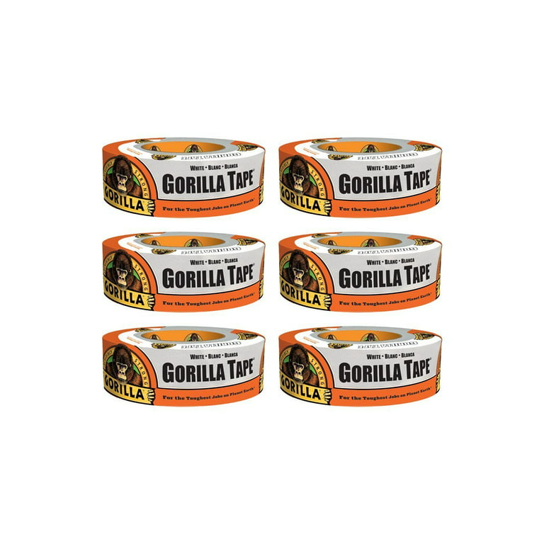 NEW Gorilla White Duct Tape, 1.88 x 30 yd, White, (Pack of 1) BEST  TAPE+STRONG