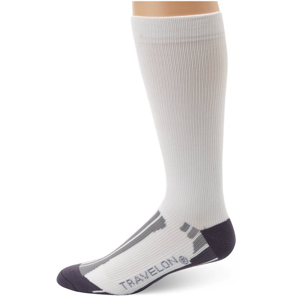Travelon Travelon Travel & Sport Compression Socks White Medium