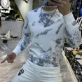 thumbnail image 3 of Suéter de lujo para hombre, sudadera con estampado de moda Harajuku de los años 90, sudadera vintage para hombre, estética cálida emo, de una pieza, oferta de bienvenida, suelta Y2k, 3 of 5
