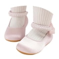 thumbnail image 7 of Fozruso Princess Shoes for Girls,Sizes 4 Toddler,Baby Girls First Walking Sandals Soft Sole Shoes With Pearl For Fall Dance, 7 of 7