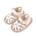thumbnail image 2 of Ierhent Toddler Boy Sandals Kid's Single Layer Premier Leather Sandals Kids White,11, 2 of 7