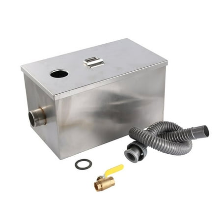 8lb 5gpm Gallons Per Minute Grease Trap Interceptor For Restaurant Kitchen