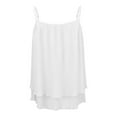 thumbnail image 7 of Sngxgn Basic Women's Tank Top Ladies V-Neck Camisole Loose Sleeveless Blouse Tank Shirt(White,XL), 7 of 7