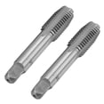 thumbnail image 2 of Straight Flute Tap,2pcs High Speed Steel Hand Thread Tap Thread Tapping Tool Superior Craftsmanship, 2 of 14