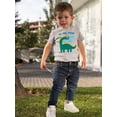thumbnail image 2 of Cool Dinosaur Friend T-Shirt Infant -Image by Shutterstock,  12 Months, 2 of 4